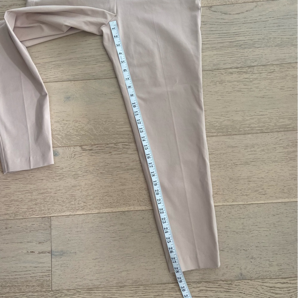 REISS Joy Tailored Ankle Pants Size 8 Beige Stretch Slim Trousers EUC - Picture 9 of 10
